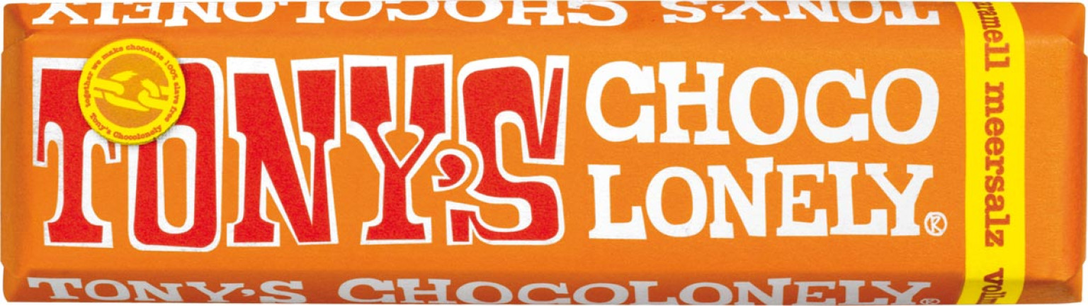 Tonys Vollmilchschokolade 32% Karamell Meersalz Schoko Riegel