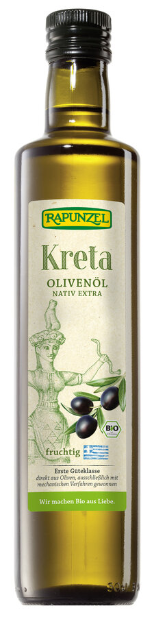 Huile d'olive biologique de Crète P.G.I., vierge extra, 500ml