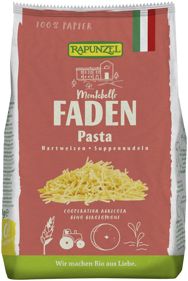 Rapunzel BIO Faden Suppennudeln Semola