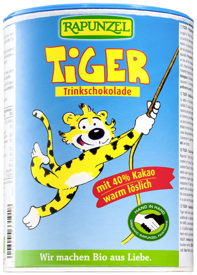 Cacao à boire Rapunzel Tiger, 400g