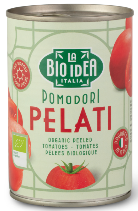 Geschälte Bio Tomaten in Tomatensaft, 400g
