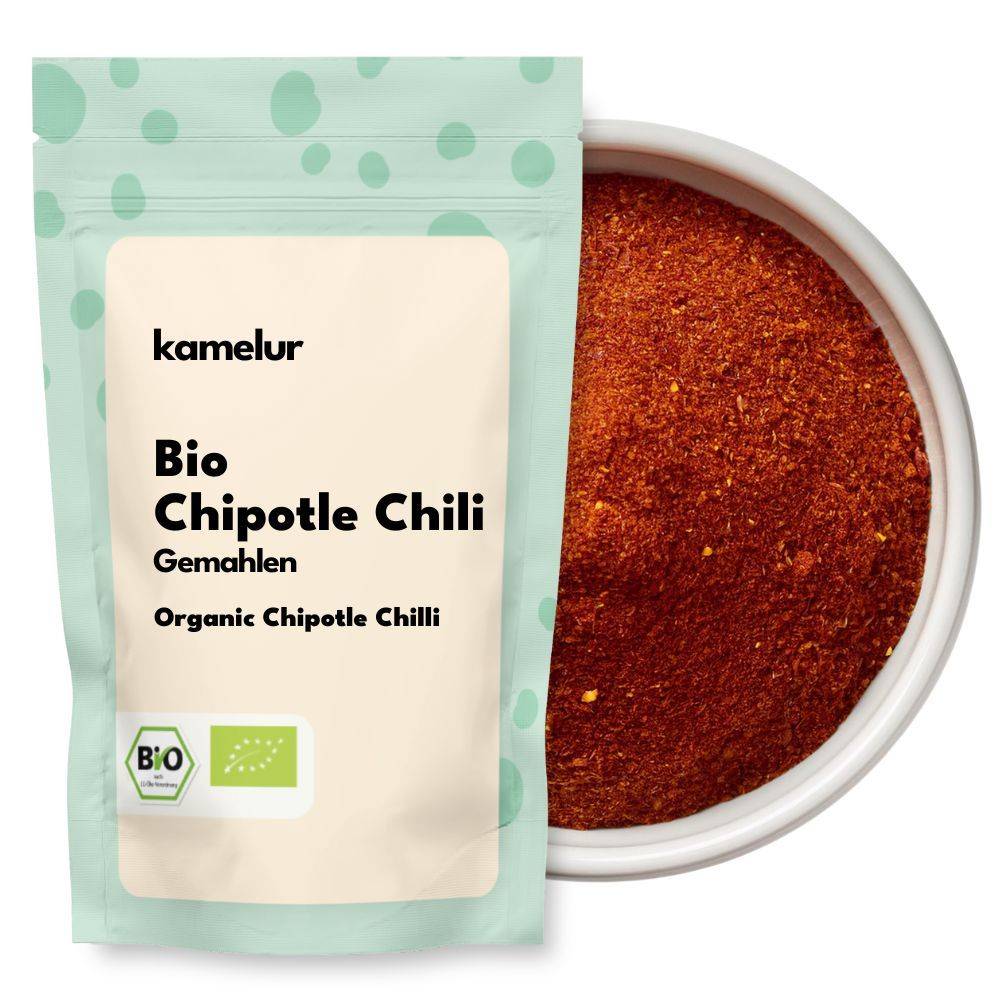 Chili chipotle bio moulu, 250g