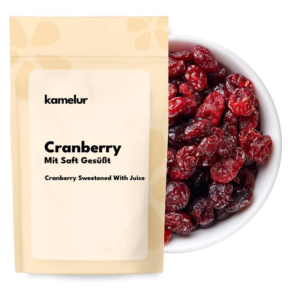 Cranberry, mit Saft gesüßt