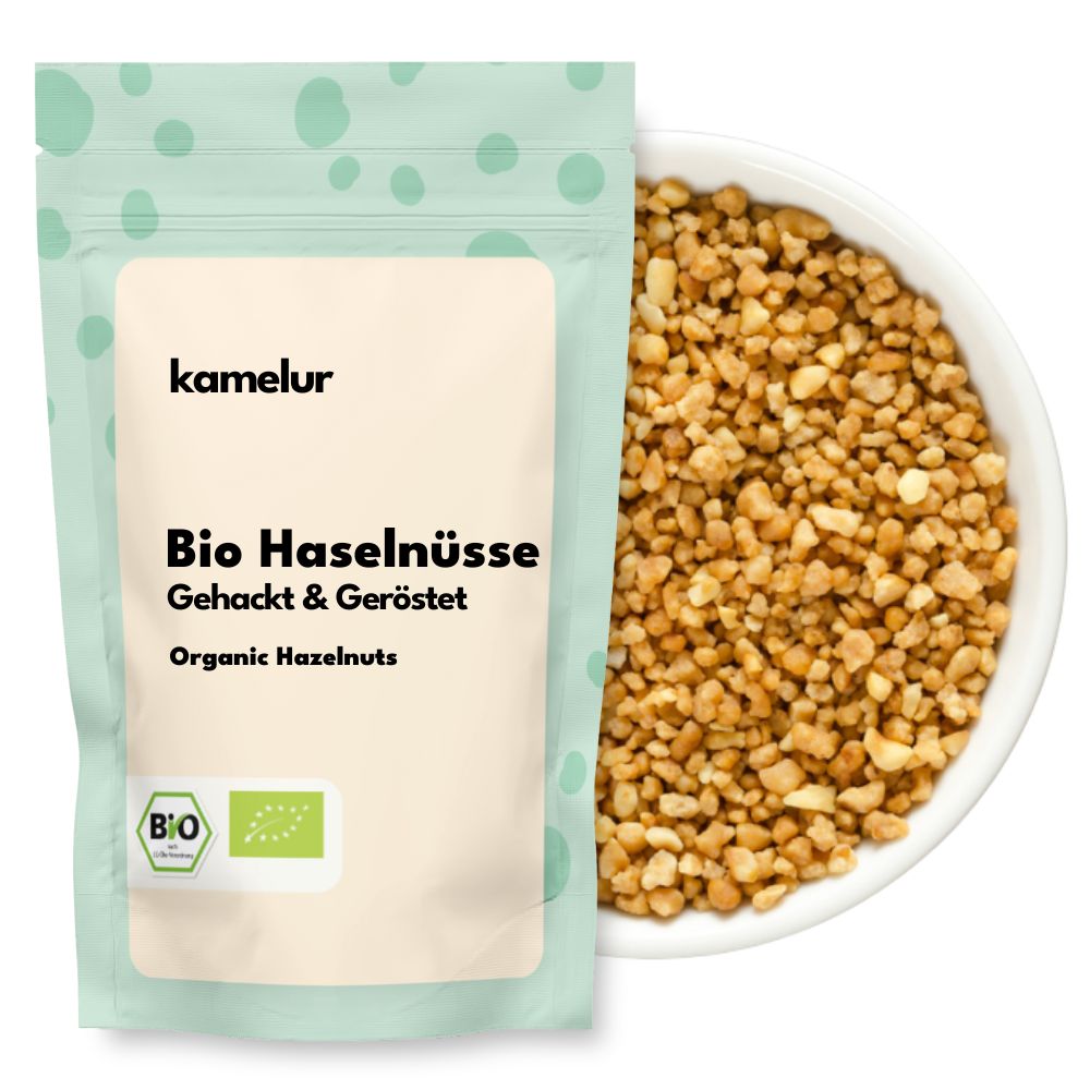 Bio Haselnüsse gehackt geröstet 20kg