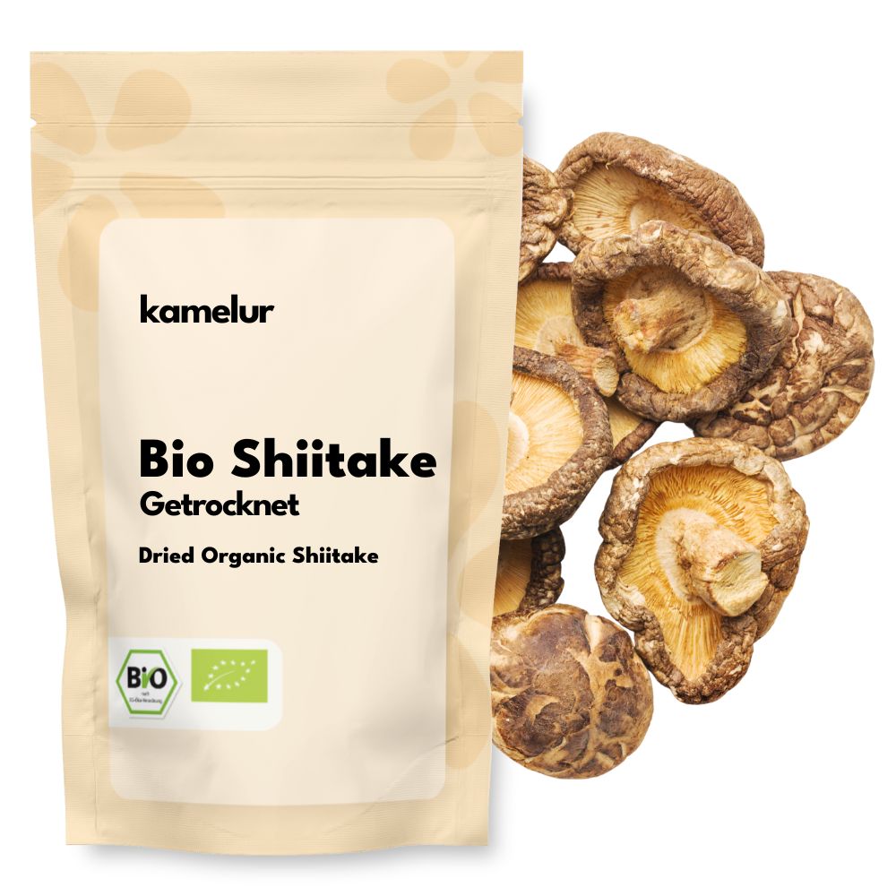 Champignons shiitake bio, séchés