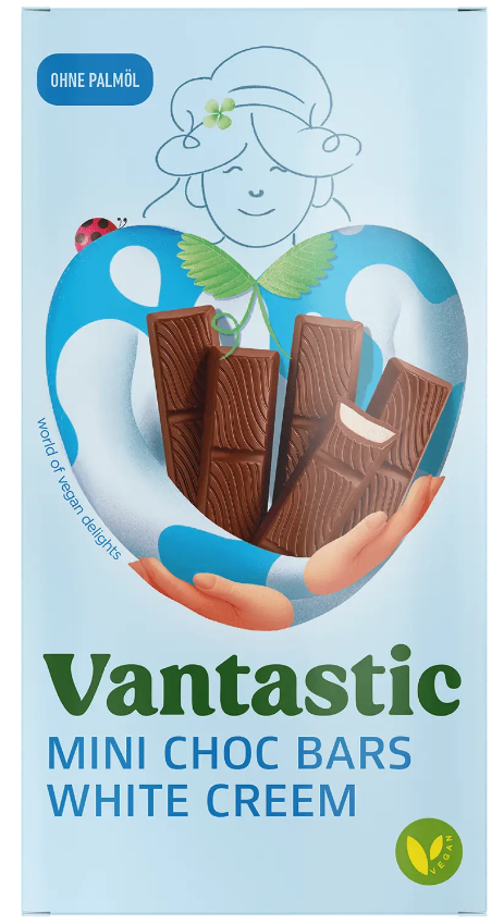 Vantastic Mini-Chocbars White Creem 10x100g