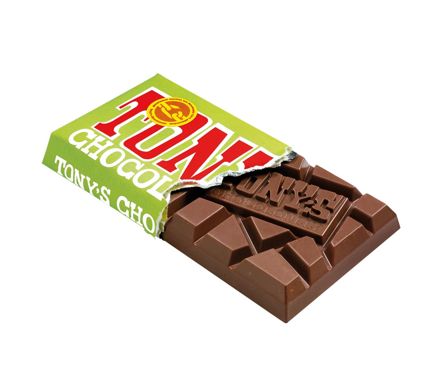 Tonys Vollmilchschokolade 32 % cremiger Haselnuss Crunch