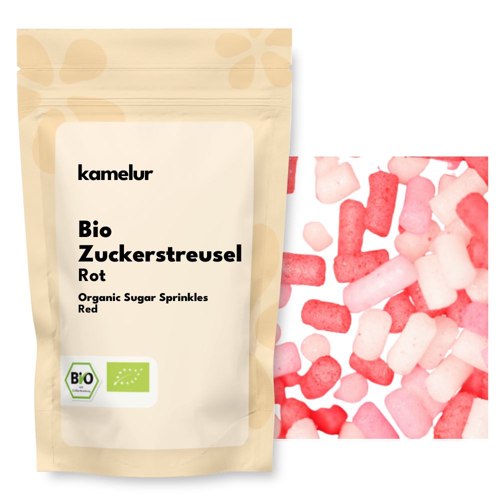 Copeaux de sucre bio, rouge