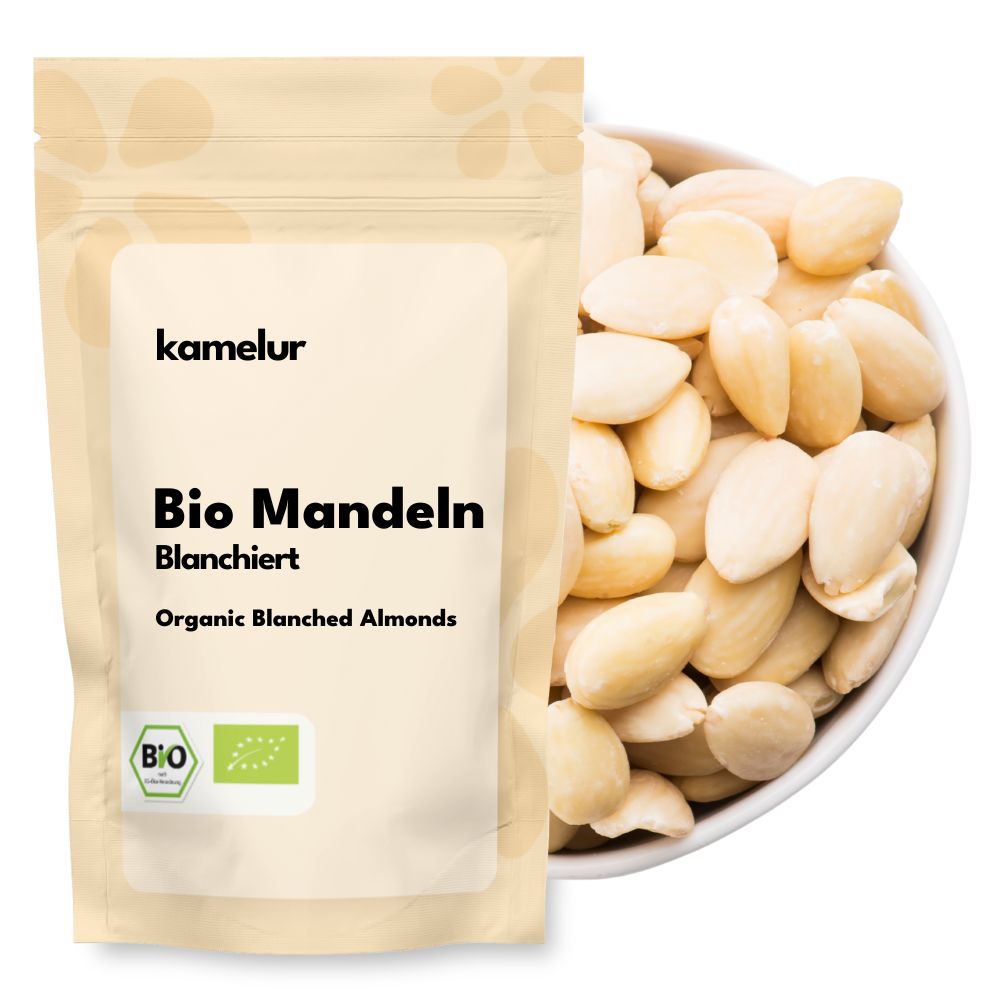 Bio Mandeln blanchiert