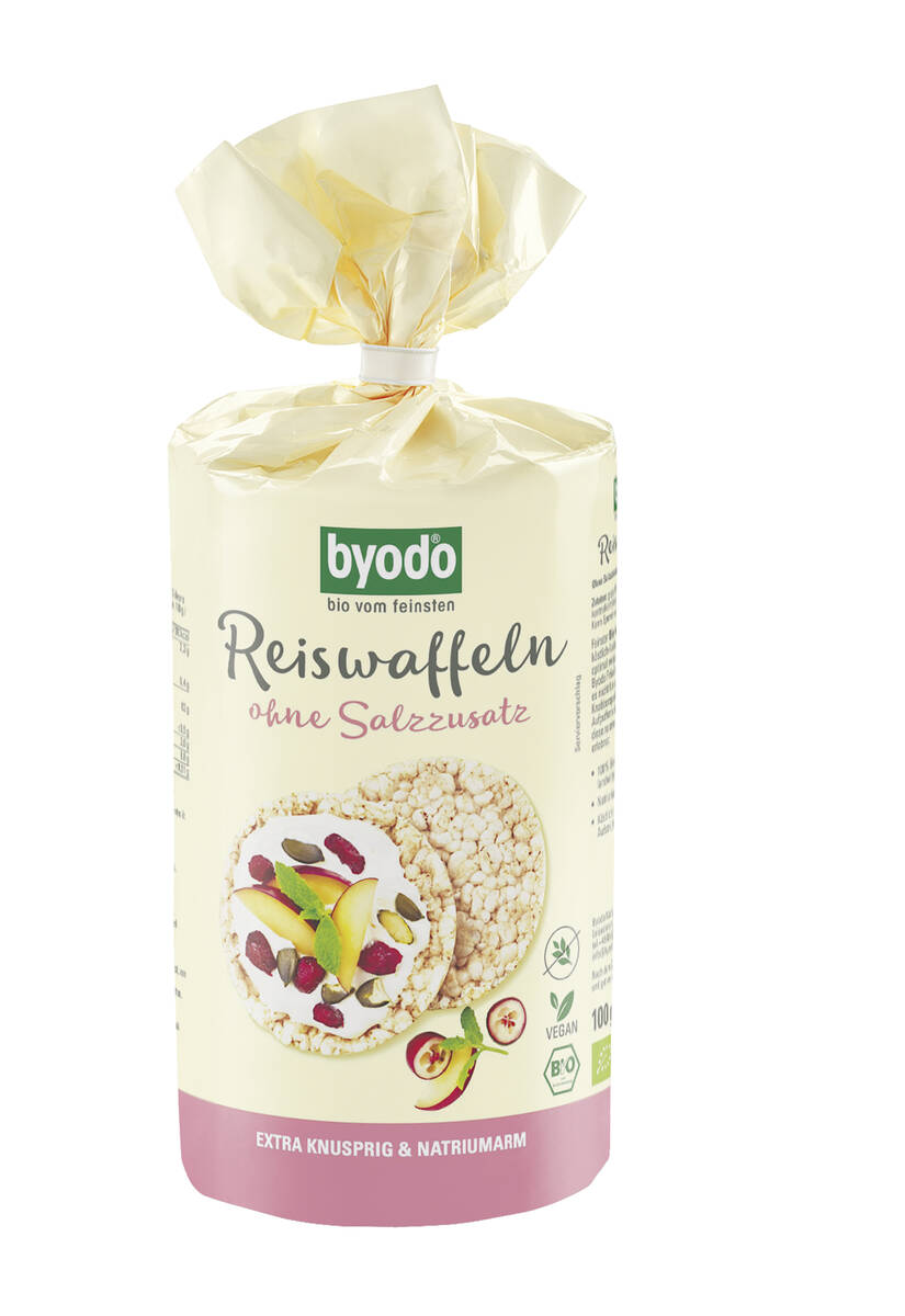Byodo Bio Reiswaffeln ohne Salzzusatz 12x100g