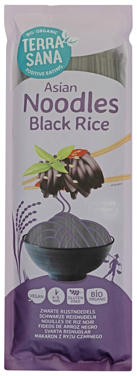 Terrasana Asian Noodles Black Rice