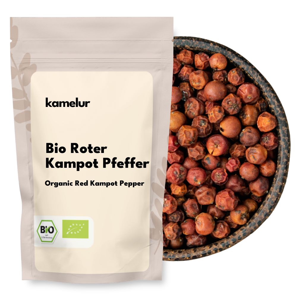 Poivre de Kampot rouge bio