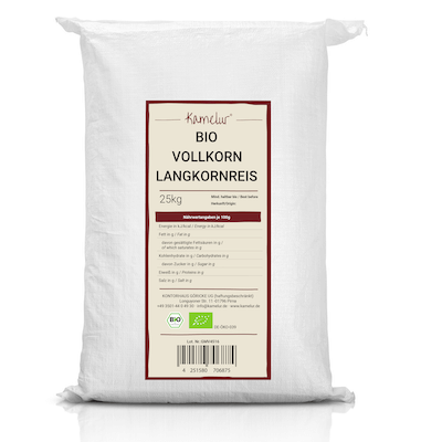 Riz long grain bio, complet