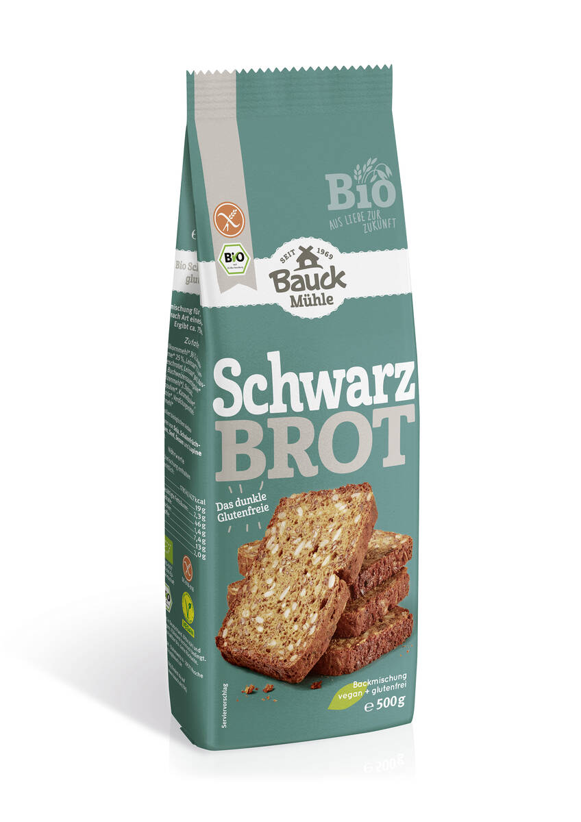 Bauckhof Bio Schwarzbrot glutenfrei