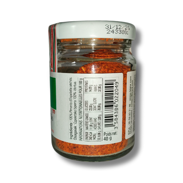 Bio Bipia Piment d' Espelette, 40g