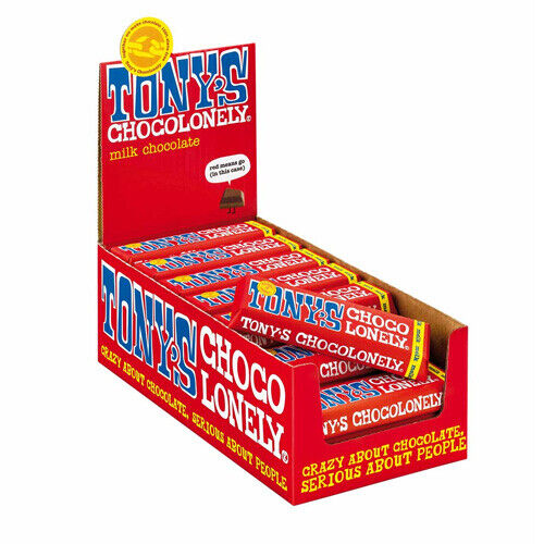 Tonys Vollmilchschokolade 32% Schoko Riegel Karton