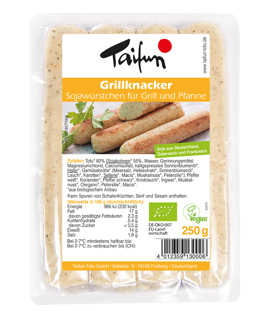 Taifun Tofu-Grill-Knacker