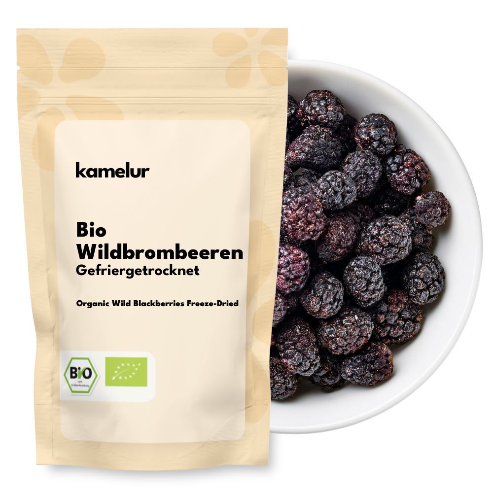 Bio Wildbrombeeren ganze Frucht 1kg gefriergetrocknet 