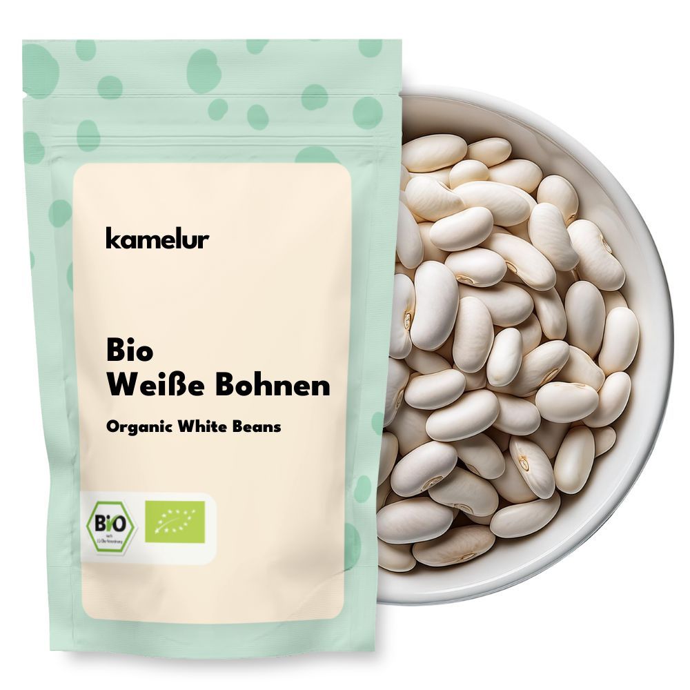 Haricots bio, blancs