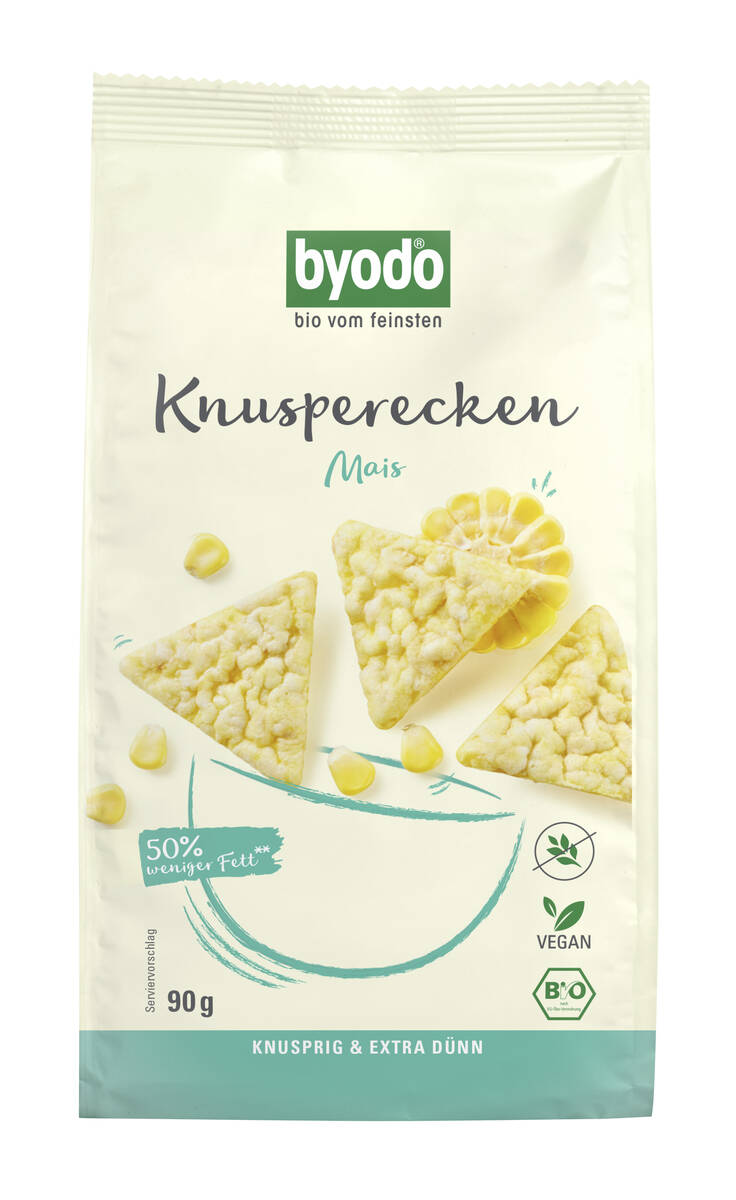 Byodo Bio Knusperecken Mais 12x90g