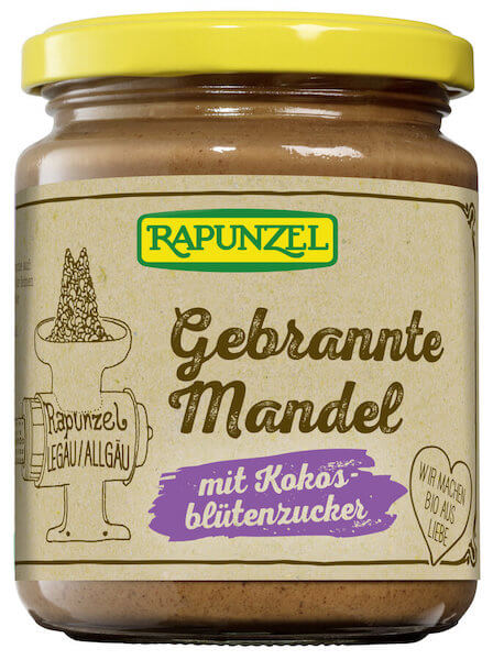 Purée d'amandes grillées bio