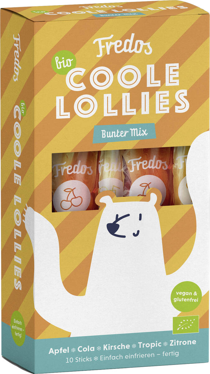 Bio Wassereis Coole Lollies bunter Mix