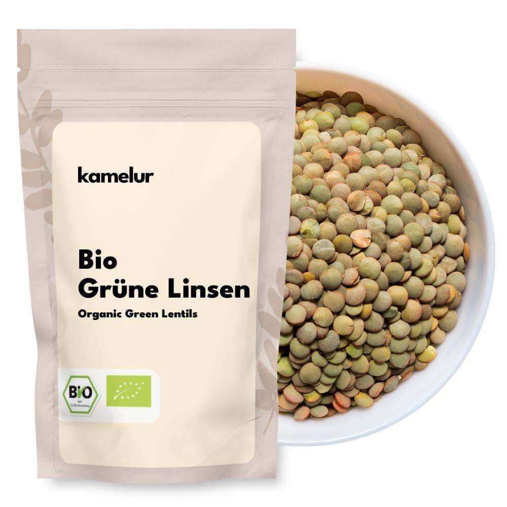 Lentilles bio, vertes