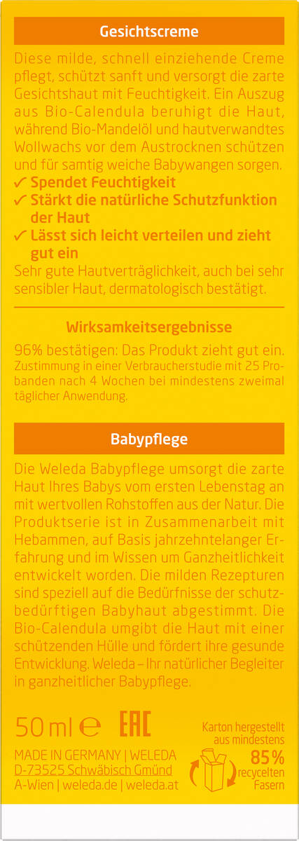 WELEDA Calendula Gesichtscreme 50ml