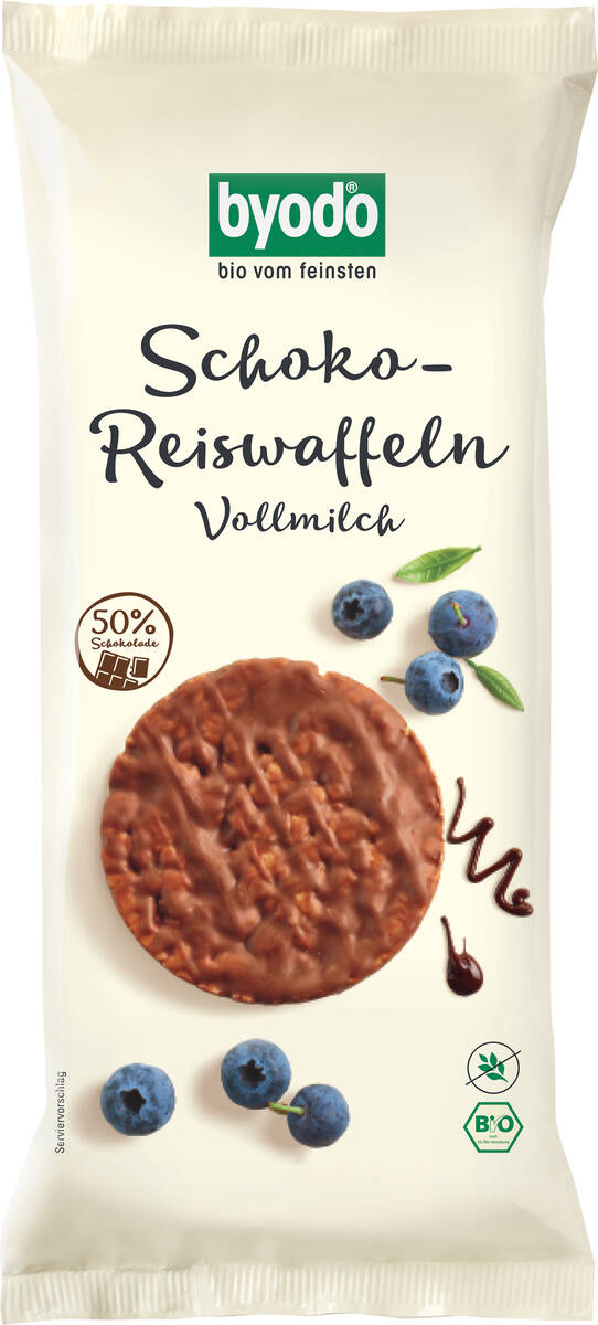 Byodo Bio Schoko-Reiswaffeln Vollmilch 65g