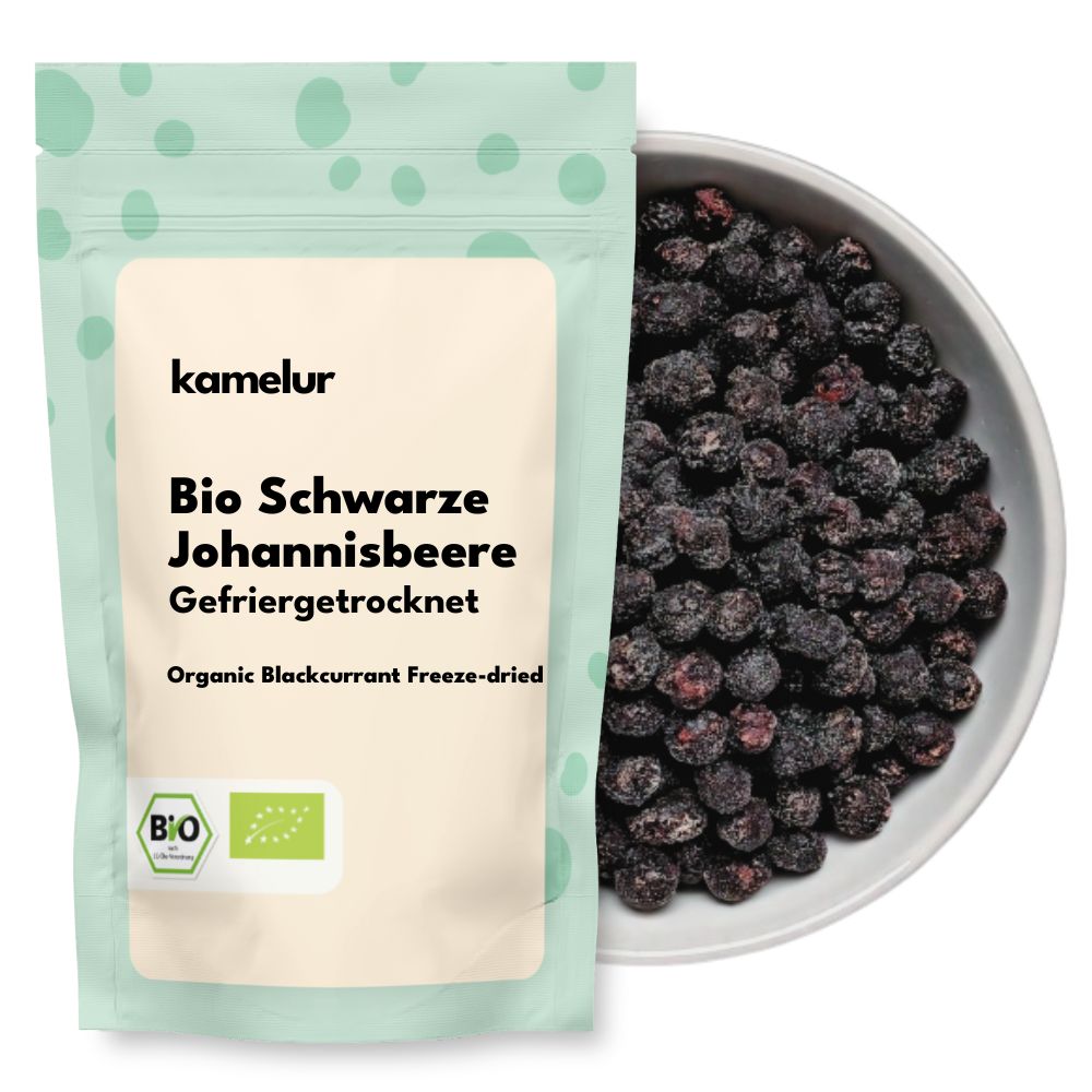 Bio schwarze Johannisbeeren gefriergetrocknet 10kg
