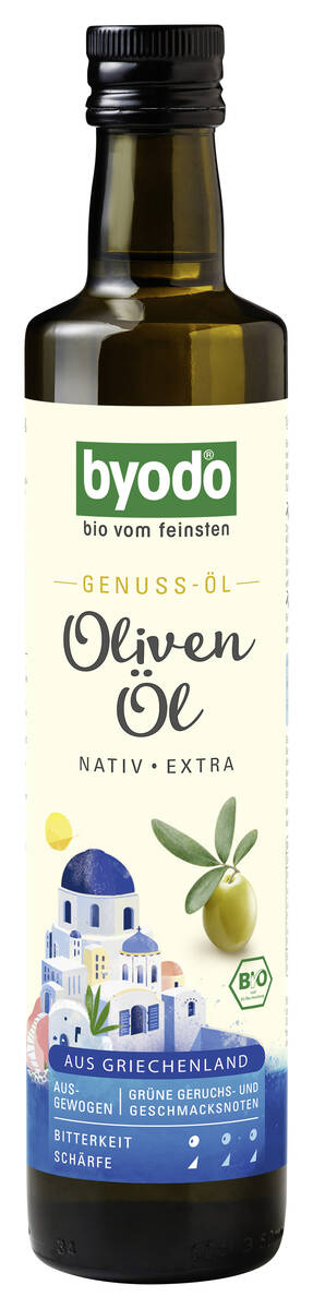 Byodo Bio Olivenöl nativ extra mild 0,5l aus Griechenland