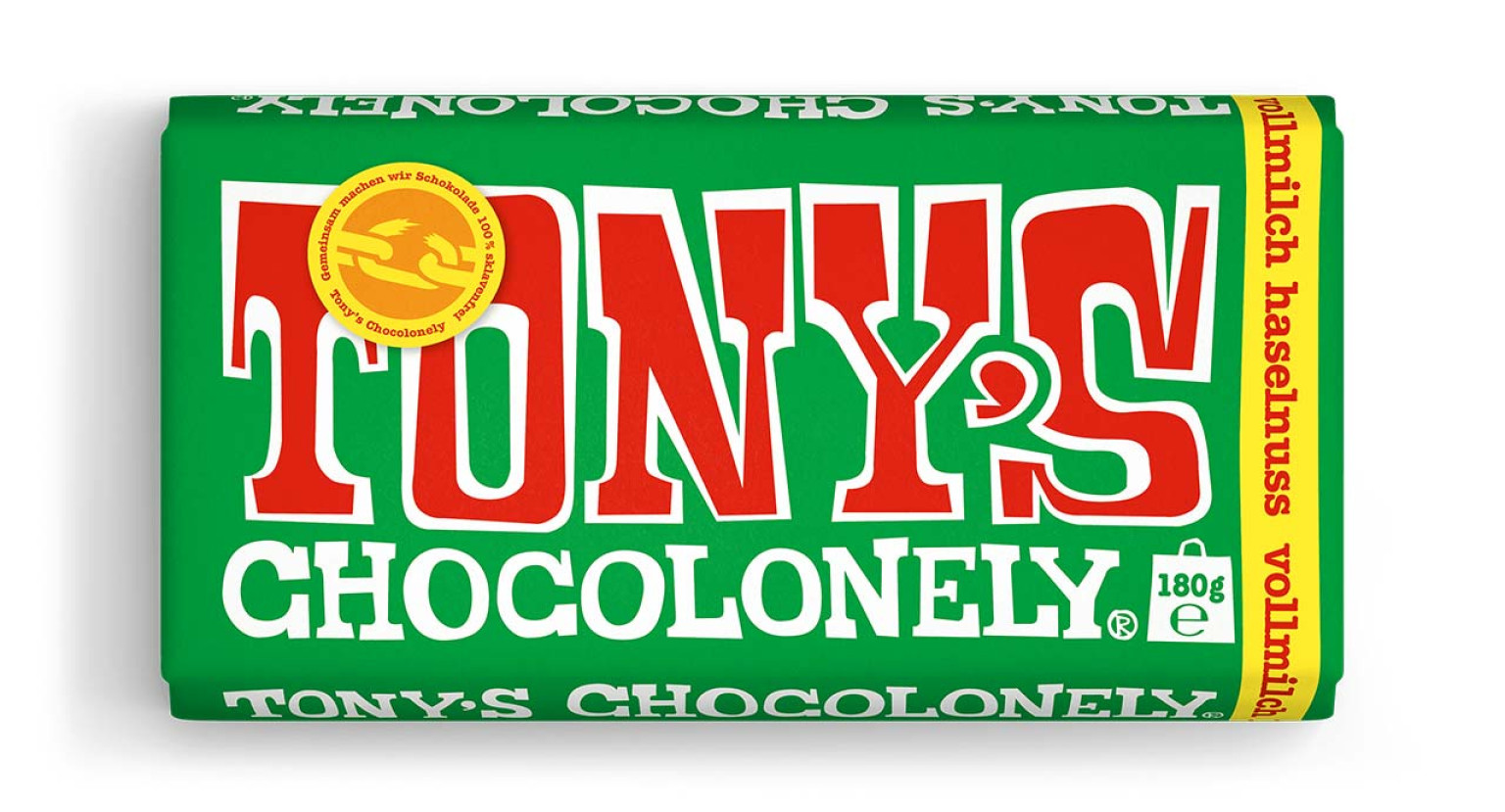 Tonys Vollmilchschokolade 32% Haselnuss