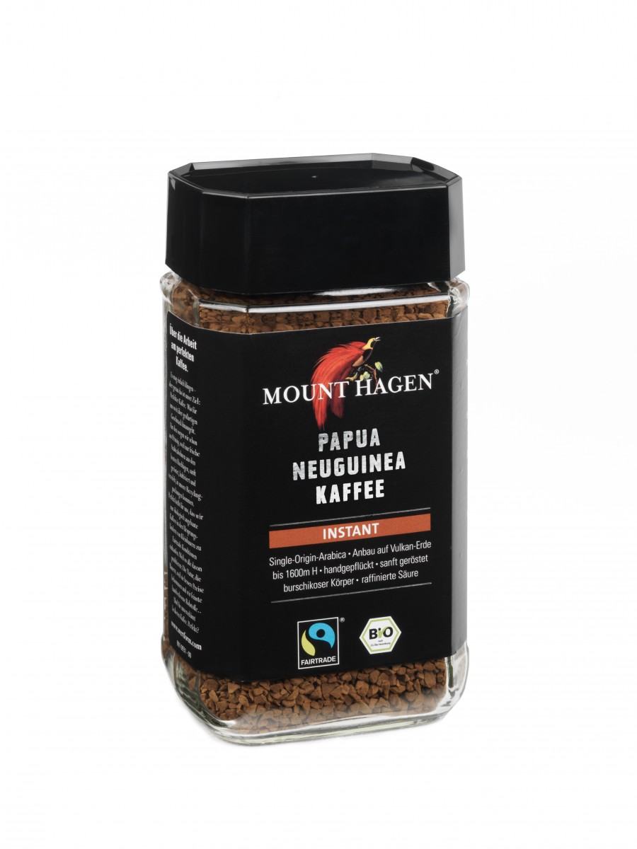 Café instantané bio de Papouasie-Nouvelle-Guinée, 100g