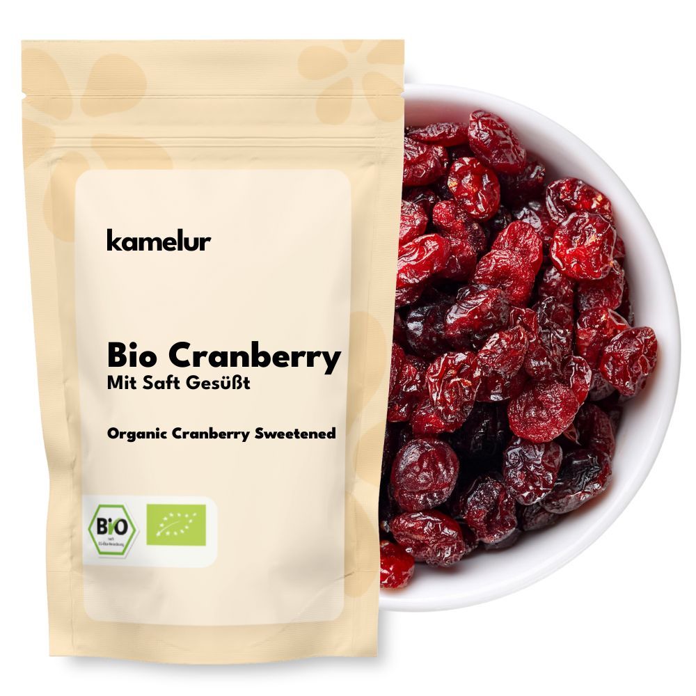 Bio Cranberry, mit Saft gesüßt