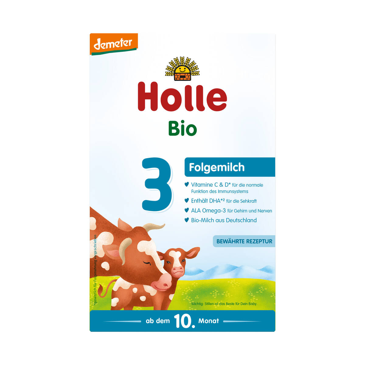 Holle Folgemilch 3 aus Kuhmilch