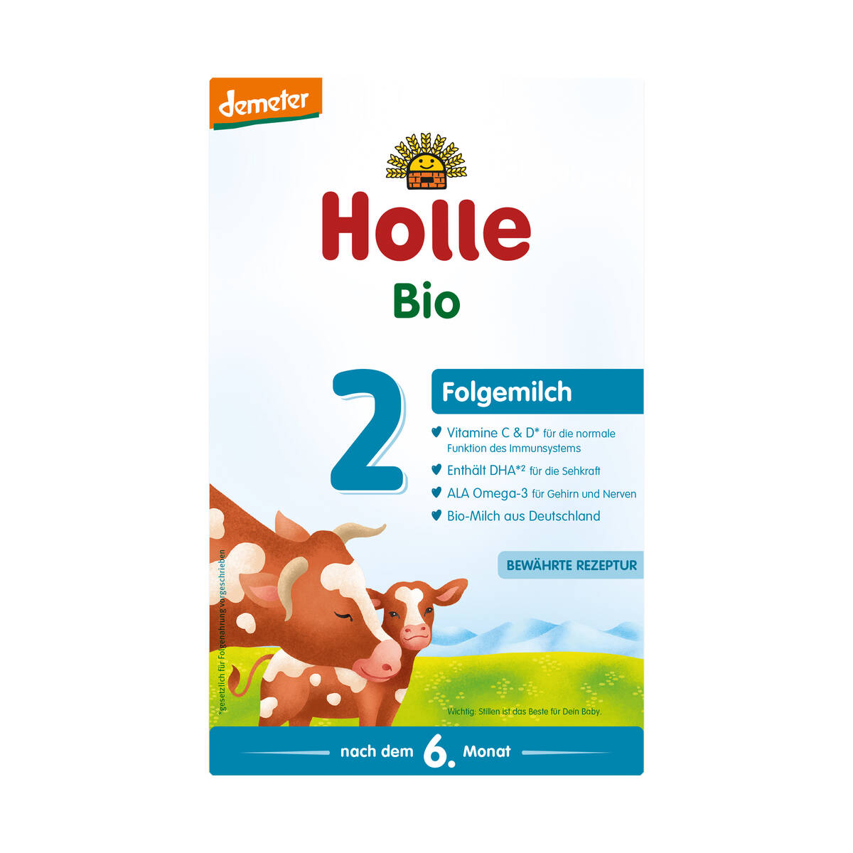 Holle Folgemilch 2 aus Kuhmilch