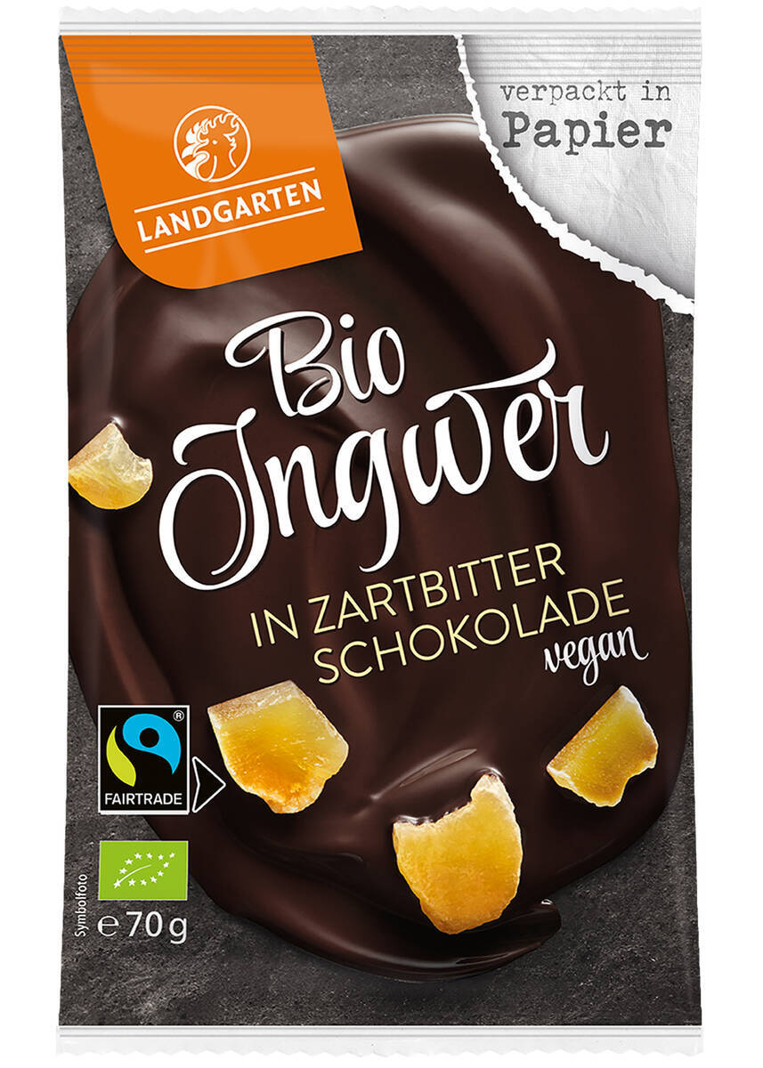 Gingembre au chocolat noir, 1 sachet