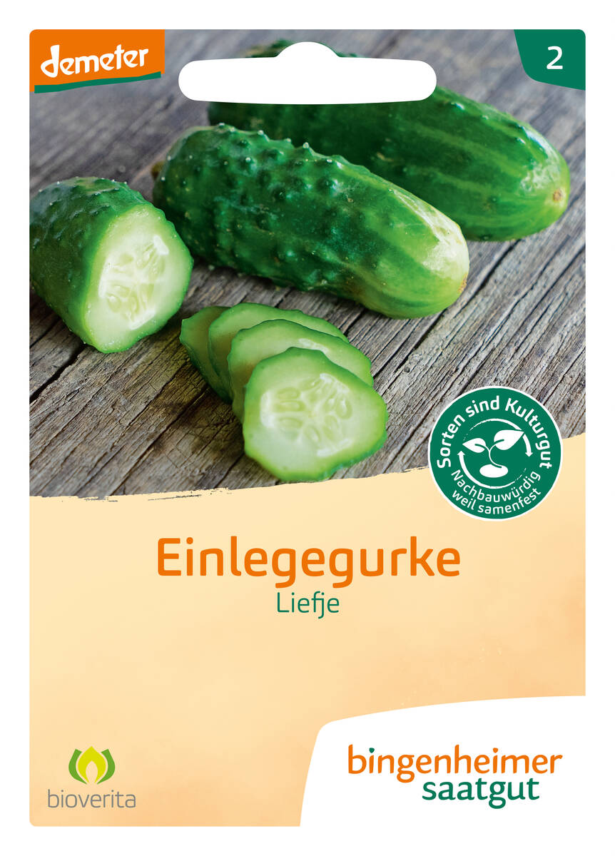 Bingenheimer Saatgut Einlegegurke Liefje