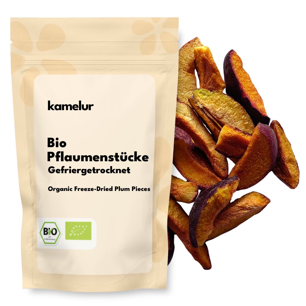 Bio Pflaumenstücke gefriergetrocknet 10 kg