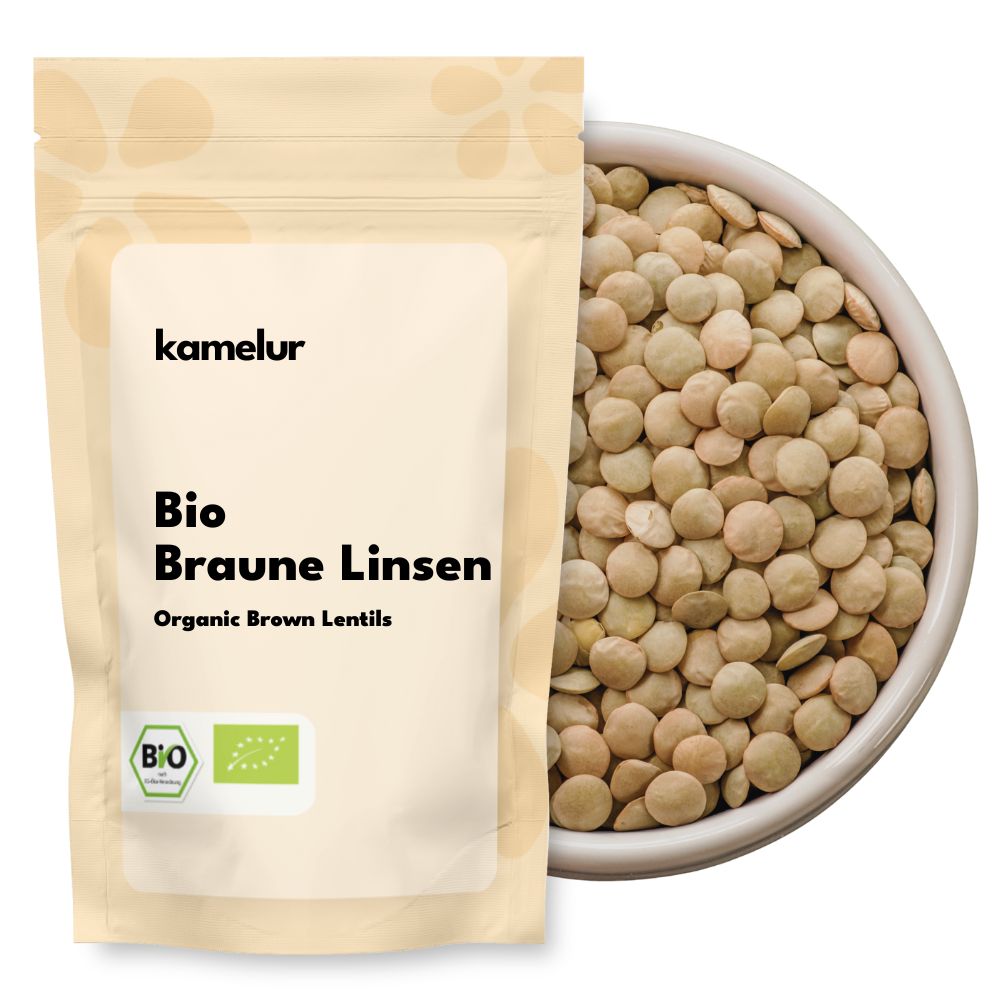 Lentilles bio, brunes