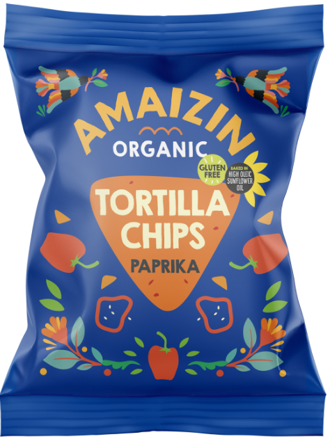 Amaizin Bio Tortilla Chips Paprika