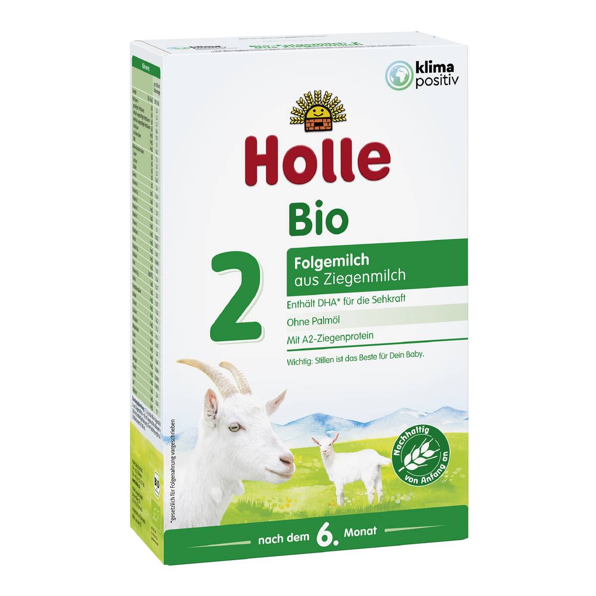 Holle Folgemilch 2 aus Ziegenmilch