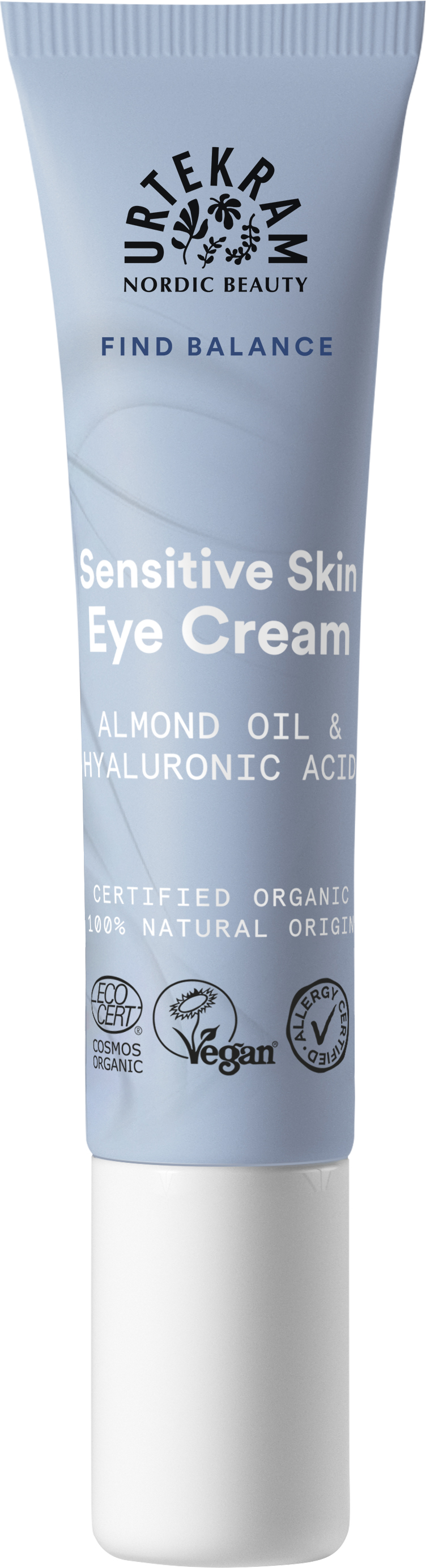 Urtekram Bio Fragrance Free Sensitive Skin Eye Cream 15ml