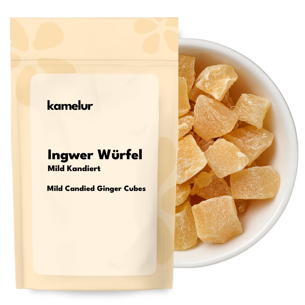 Ingwer Würfel mild, kandiert