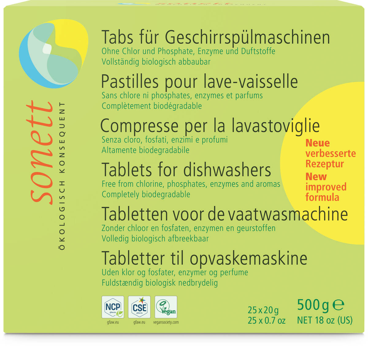sonett Geschirrspültabs, 25 Stück