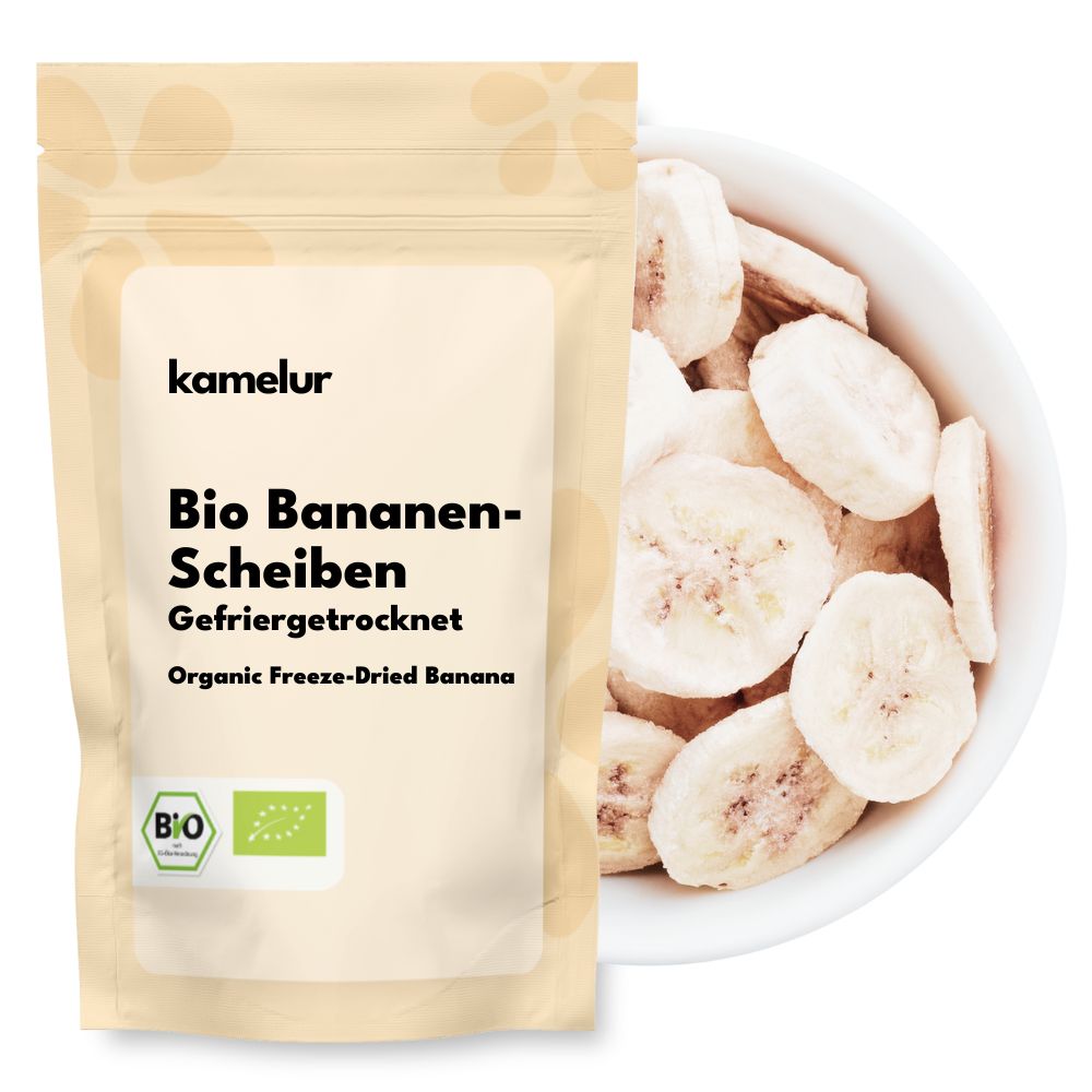 Bio Bananen Scheiben Gefriergetrocknet