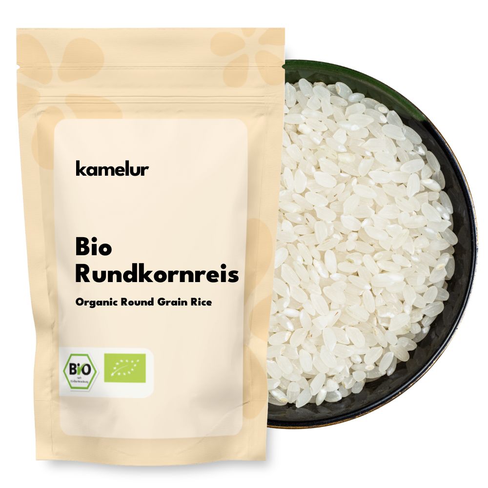 Riz rond bio, décortiqué